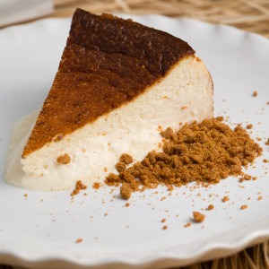 Kwarktaart met Lotus koekjes