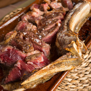 Gerijpte entercote (1kg) met friet