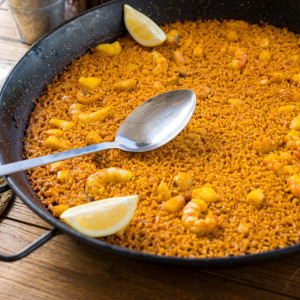 Zeevruchten paella